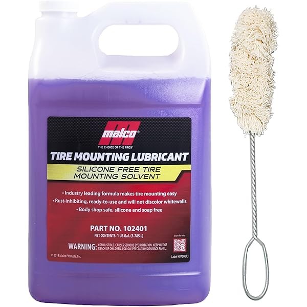 Malco Tire Mounting & Demounting Lubricant with Applicator - Automotive,