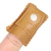 Sewing Finger Sleeve Knitting Thimble Leather Fingertip Protector Embroidery Supplies024