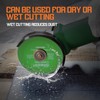 4.5" Glass Cutting Disc, 3Pcs Diamond Saw Blade for Angle
