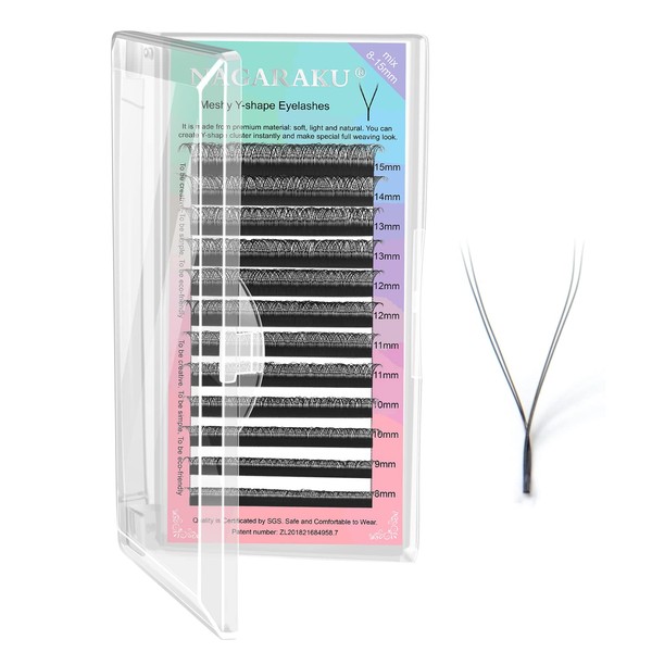 NAGARAKU 5 Boxes of YY Eyelash Extensions, YY Lashes Extensions,