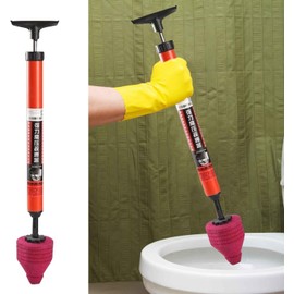 High Pressure Toilet Plunger, Air Plunger for Toilet, Toilet Snakes for Unclogging, Plumbing Snake for Toilet, Toilet Unclogger Tool for Bathroom