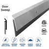 793SS Stainless Steel Door Sweep with Neoprene Extrusion (42")