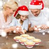 Hiceeden 2 Pack Ceramic Muffin Pans, 6 Cup Non-Stick Muffin