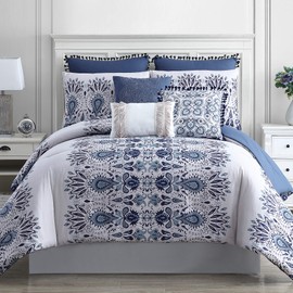 Modern Threads Kira 8-Piece Embellished Comforter Set King/California King