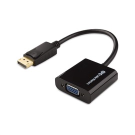 Cable Matters DisplayPort to VGA Adapter Male to Female, Gold Plated DP to VGA Adapter, Black
