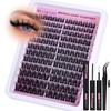 EYDEVRO Natural Lash Clusters Kit Wispy Manga Eyelash Clusters Kit