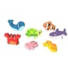 Tooky Toy Rompecabezas de Madera de Animales Marinos con Diferentes