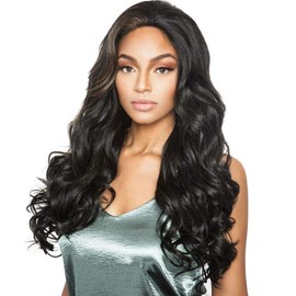 Brown Sugar Human Hair Blend Whole Lace Wig - BS410 (Color: 613 Champagne Blonde)