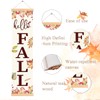 Hello Fall Hanging Flag, Front Door Porch Decor, Large Fall