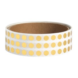 1008pcs Gold Dot Stickers 1/4 inch | Colored Circle Labels for Inventory, Color Code, Organization | 0.25" Round Diameter, 1008/roll
