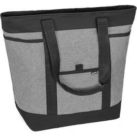 OUUTMEE Insulated Cooler Bag Grocery Bags Large Freezer Shopping Cooler Tote Food Delivery Bag for Cold/Hot Food