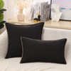 decorUhome Decorative Throw Pillow Covers 18x18 Set of 2, Square