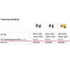 Hymer Truss Shoe Set for 3041, 3043 and 3045, 3047