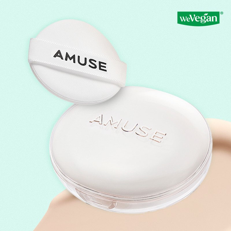 AMUSE Ceramic Skin Perfector Cushion(+Refill) (4 Colors) - ★Awards★[SET] 0.5