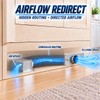 4 Inch Toe Kick Vent Duct Kit, Under Cabinet HVAC