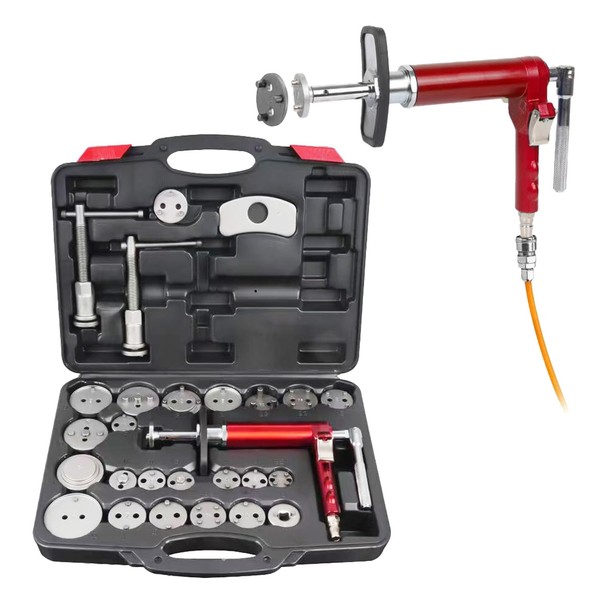 Angchun Pneumatic Brake Caliper Compression Tool, 28-Piece Heavy Duty Disc