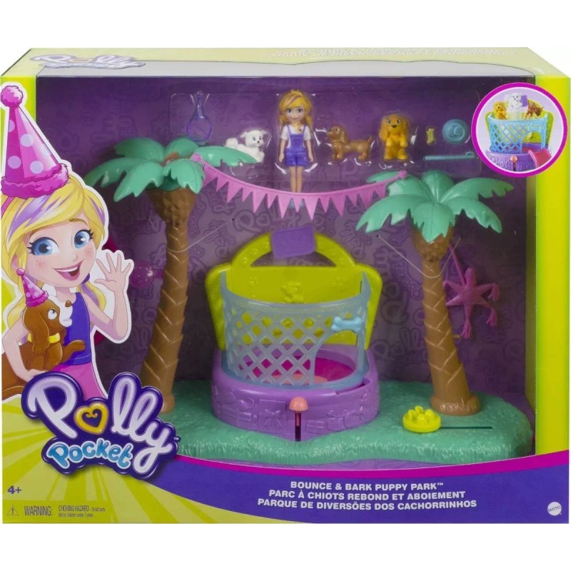 Polly Pocket Parque De Cachorros Puppy Park Poquet