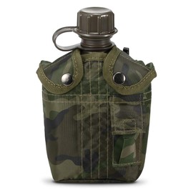 Mingzhe 1L Outdoor Canteen Bottle Camping Hiking Backpacking Survival Water Bottle Kettle with Cover