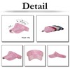White Fang CA666 Visor, Cap, Star Pattern, Hat, Sports, Running,