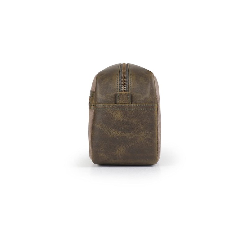 Londo Genuine Leather Travel Toiletry, Makeup, Shaving Organizer Bag -