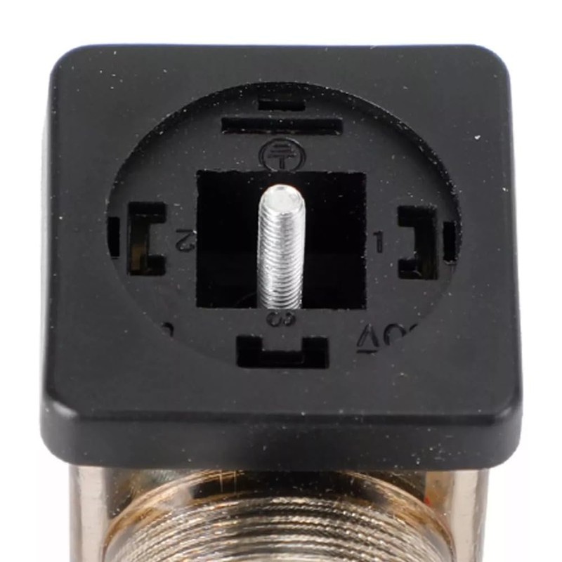 Din 43650-A PG11 Solenoid Coil Connector Socket With Led 24V