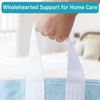 Bunlitent Incontinence Washable Bed Pads with 4 Sturdy Handles, 86x91