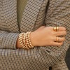 Me&Hz 18K Gold Plated Dome Ring Statement Rings for Women