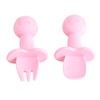 8 Pcs Silicone Baby Feeding Set Bib Suction Plate Bowl
