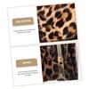 Healeved 4pcs Leopard Travel Cosmetic Bag Large Capacity Makeup Pouch