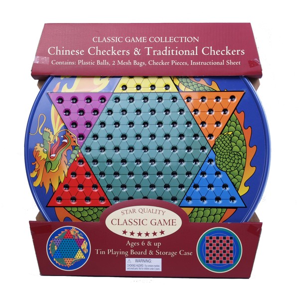 Classic Game Collection Chinese Checkers & Traditional Checkers