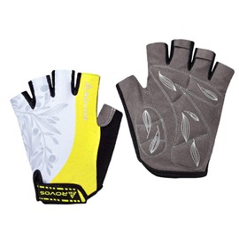 ROVOS Cycling Gloves - Mountain Bike & Sports Biking Gloves with 5MM Shock Absorbing Pads for Men & Women - Half Finger, Gym & Outdoor Training