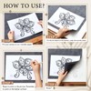 Dinifee 5 Sheets Large Carbon Paper for Tracing 20.3 x