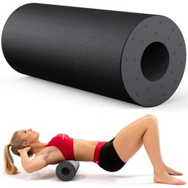 SURFOU Fascia Roller Back 29 x 15 cm, Massage Foam Roller, Only 130 g, Ultralight, for Deep Tissue, Muscle Relaxation & Recovery, Ideal for Fitness & Yoga at Home