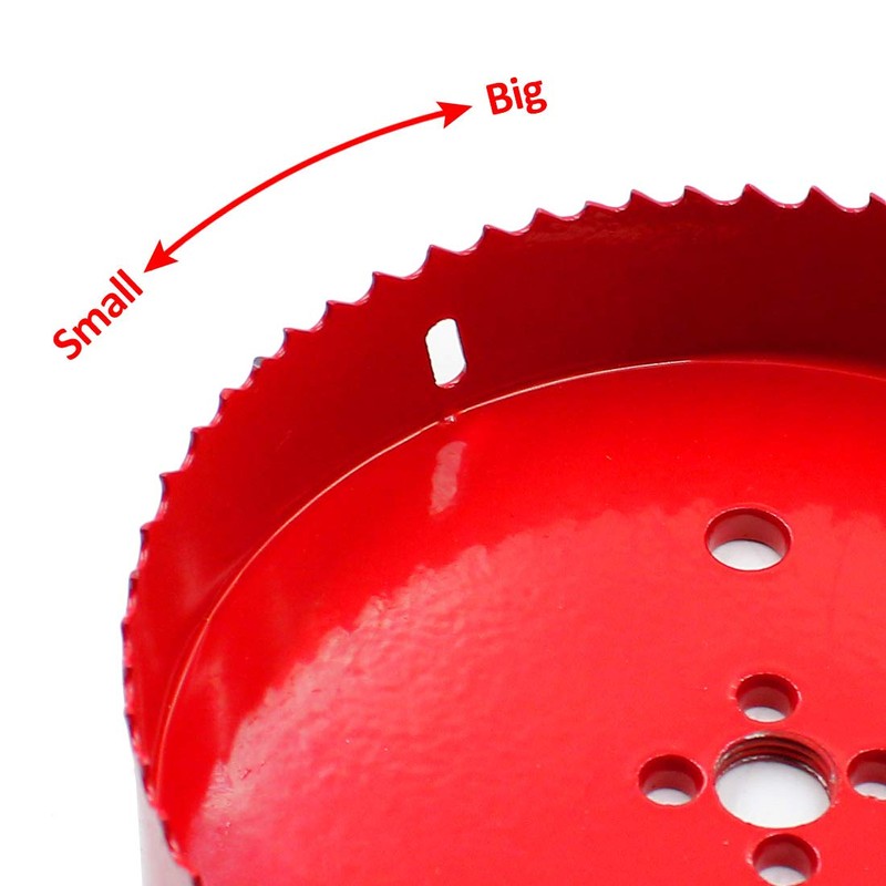 Hordion 168mm 6 5/8 inch Hole Saw, Heavy Duty Bi-Metal