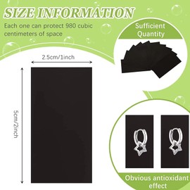 45 Pcs Anti Tarnish Strips,Anti Tarnish Strips Tabs Silver Tarnish Strips Paper Tabs for Jewelry Musical Instruments Souvenirs Watches Electronic Products