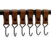 Brute Strength Multifunctional Hooks - Leather Loop - Cognac -