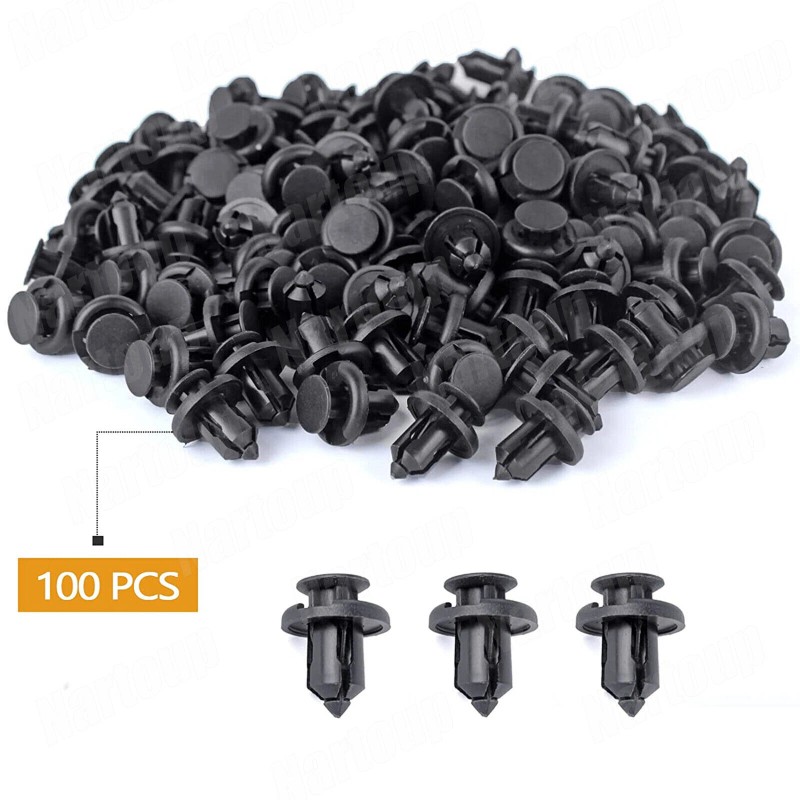 AuureLamp 100x For RAM Dodge Fixing Fastener Kit Bumper Fender