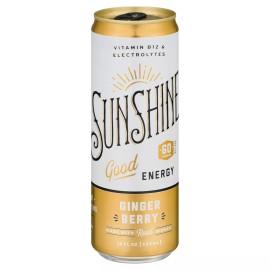 Sunshine Drink Energy Ginger Berry 12 FO (Pack of 12)