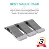 LIVIVO Premium Quality Heavy Duty Door Stopper Wedges with Holder