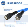 TOOLCY Super Flexible Pressure Washer Hose 50ft, 3400 PSI Kink