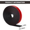 Heonay Self Adhesive Rubber Strips, Solid Neoprene Rubber Strips Rolls