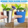 ShineMe 5Pack Kids Cups with Straws and Lids Spill Proof,
