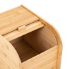 KONKENIE 10kg/22lbs Bamboo Rice Storage Container Wooden Cereal Grain Soybean