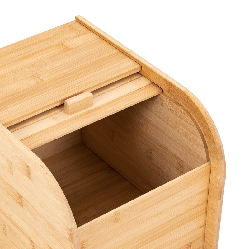 KONKENIE 10kg/22lbs Bamboo Rice Storage Container Wooden Cereal Grain Soybean
