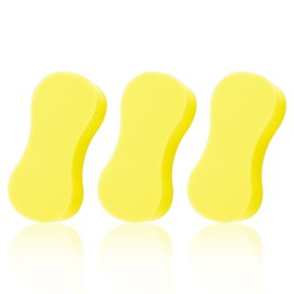 3pcs Large Car Sponges Car Wash Sponge, Jagowa Jumbo Car Cleaning Kit Super Absorbent Car Care Kits Tool for Car Exterior Window Washing
