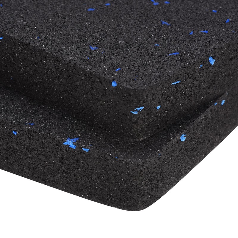 sourcing map Treadmill Mat-4.7"x3.2" Exercise Equipment Mat for Floor Protection