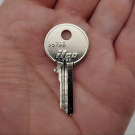 Ilco 10x Ilco 997DB Key Blanks Nickel Plated 4 Pin for Yale Locks NOS