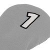 Golf Club Cover Mixed Fabric Head Protector Knitted Polyester Waterproof