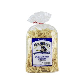 AmishTastes Mrs. Miller's Egg Noodles 64 Oz. Variety Box (Fine, Medium, Wide, Pot-Pie)