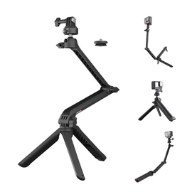 PGYTECH CapLock MantisPod Z, Video Vloggingd for DJI OSMO Action 4/3, Gopro Hero 12/11/10/9/8, OSMO Pocket 3/2, Action Camera for Insta ONE RS/R/X3 with 1/4"-20 Thread Adapter